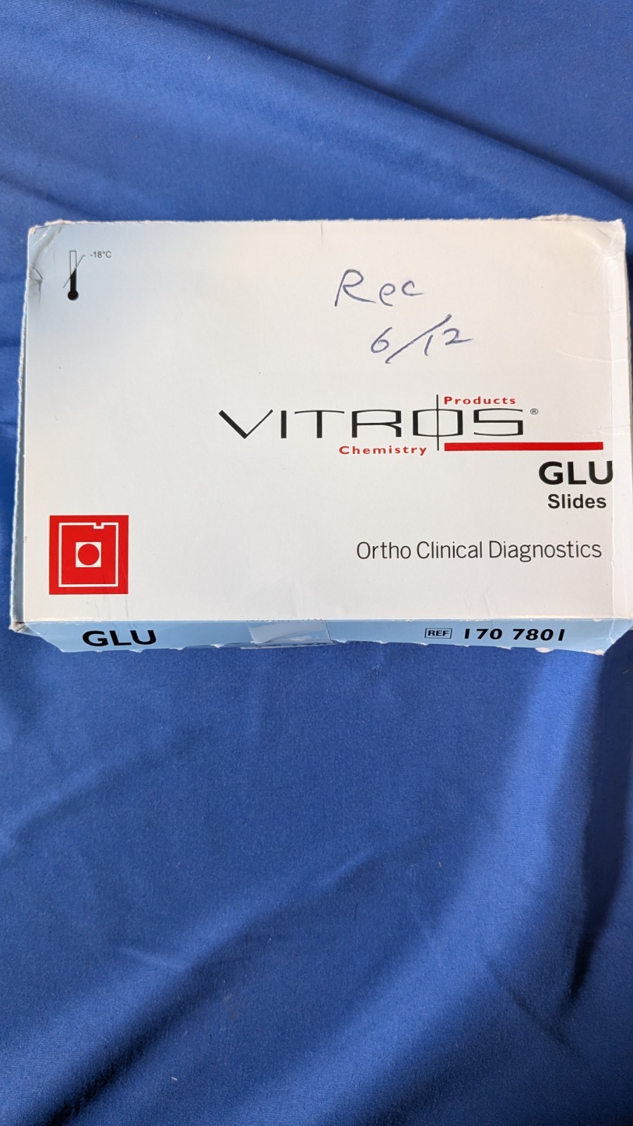Vitros Ortho Clinical Diagnostics GLU Slides (Expired) PN# 1707801