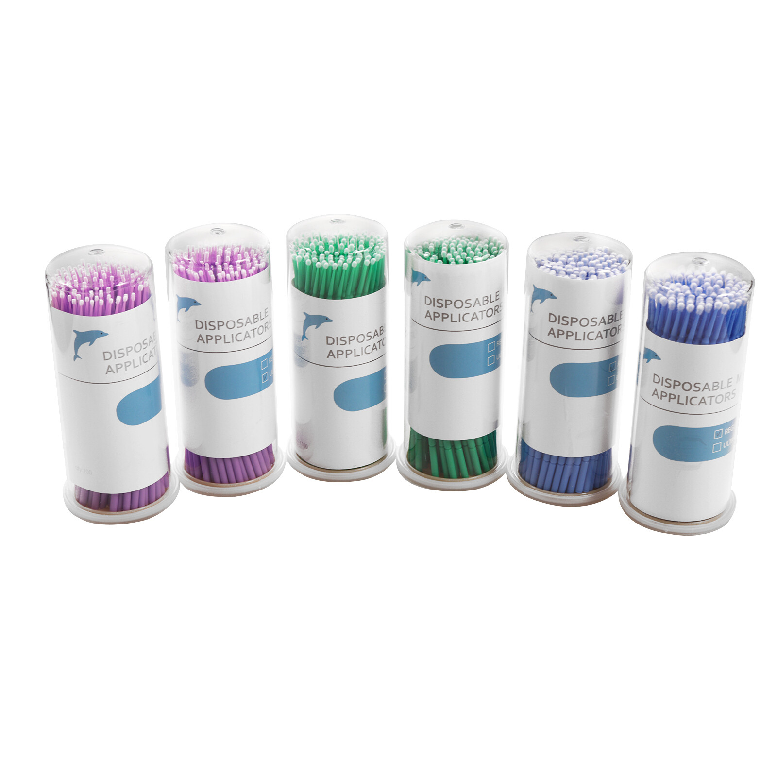 400/Box JMU Dental Micro Applicator Brush Microbrush Tips Regular/Fine/Ultrafine