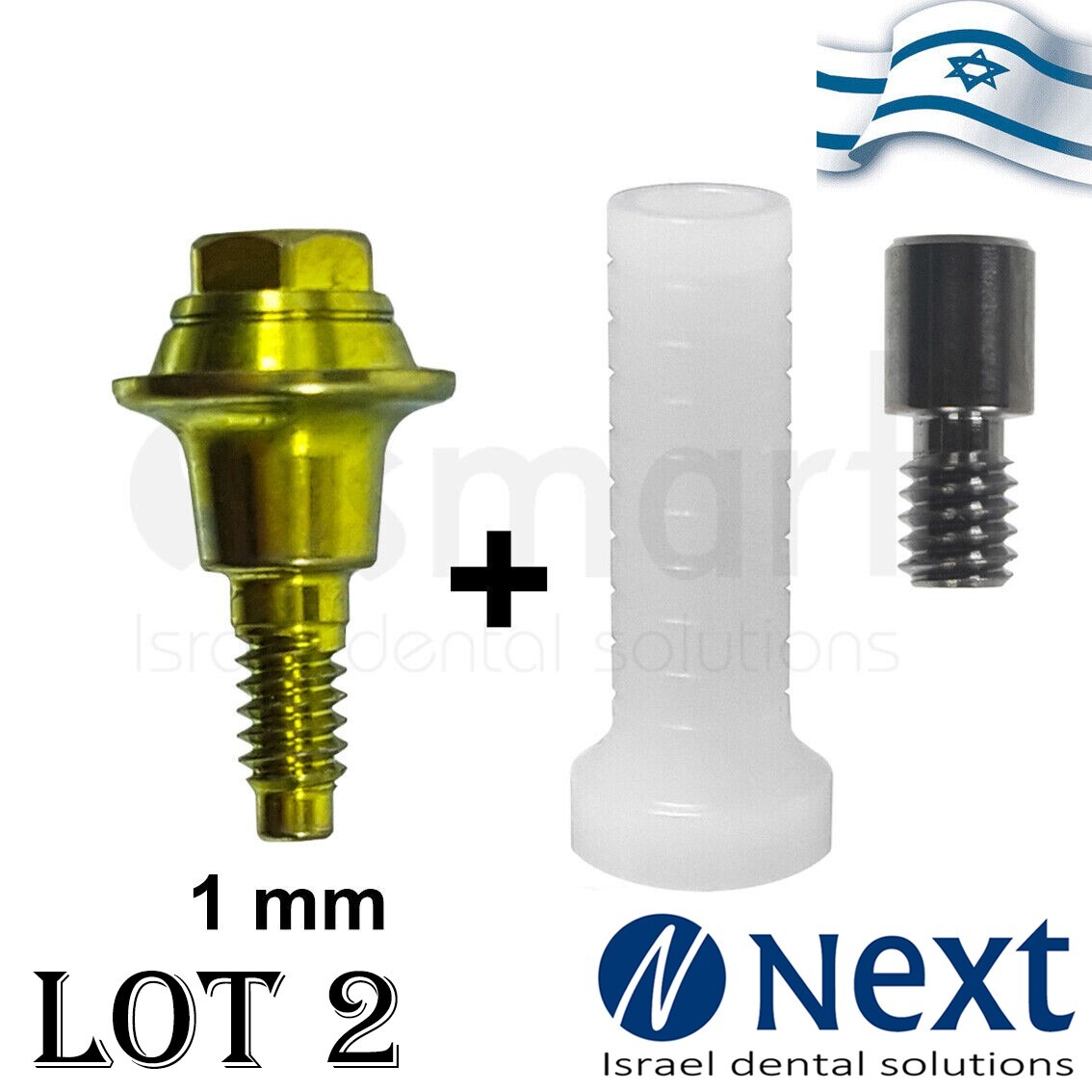 LOTx2 MIS conical V3 C1 NP Fit Multi Unit Plastic sleeve 1 mm