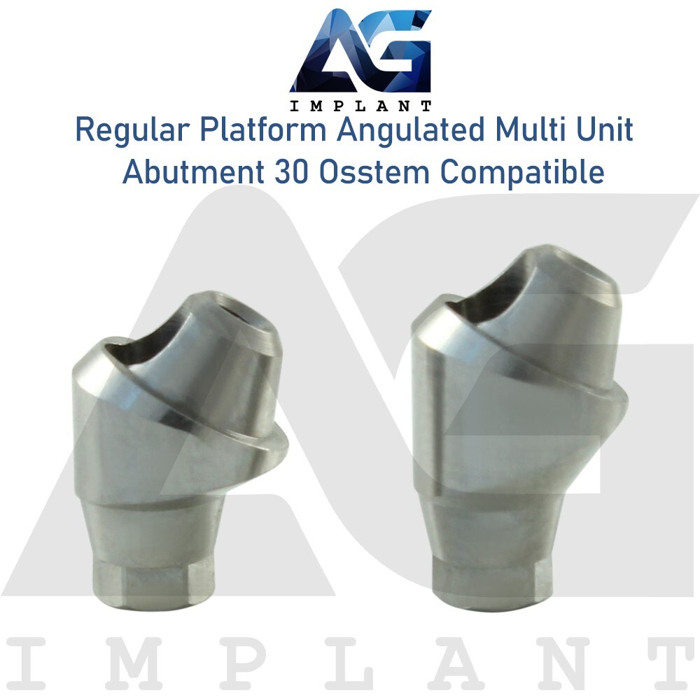5 Angled Multi Unit 30° Titanium Fit Regular Platform Prosthetic 0sstem® TS Hex