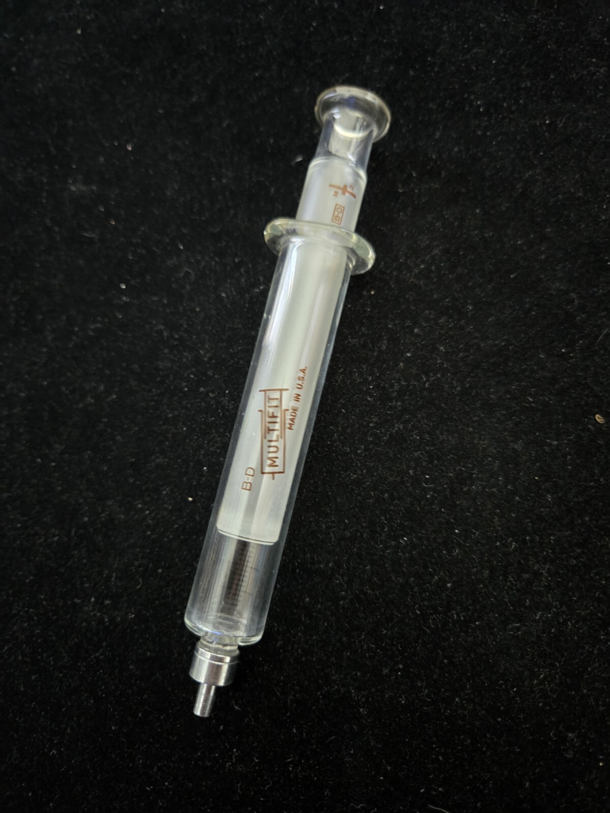 Vintage BD Multifit 10cc Glass Syringe Becton Dickson
