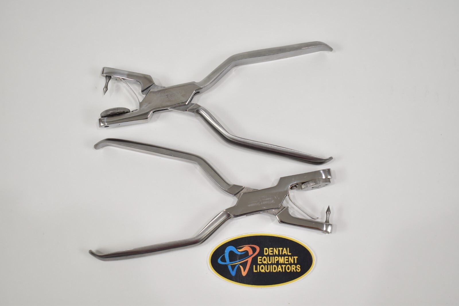 SET of 2 Henry Schein Dentist Dental Rubber Dam Punches AINSWORTH (104-3374)