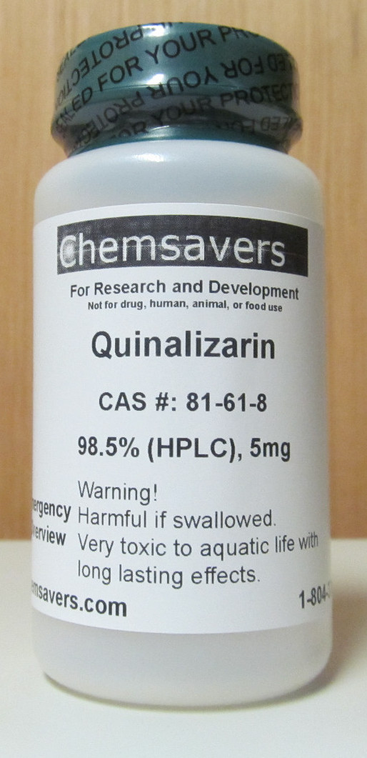 Quinalizarin, 98.5% (HPLC), Certified, 5mg