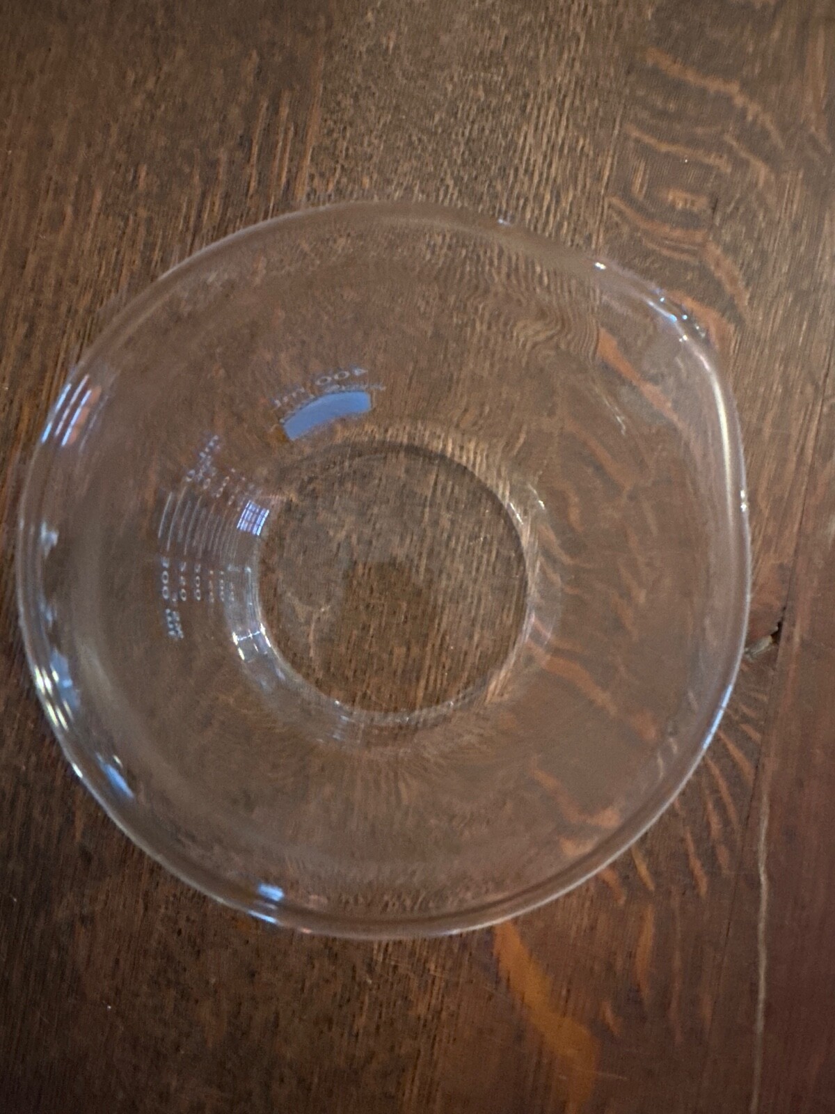 Corning Pyrex 400mL Griffin Beaker Glass Vista Flat Bottom w/Measuring No 70000