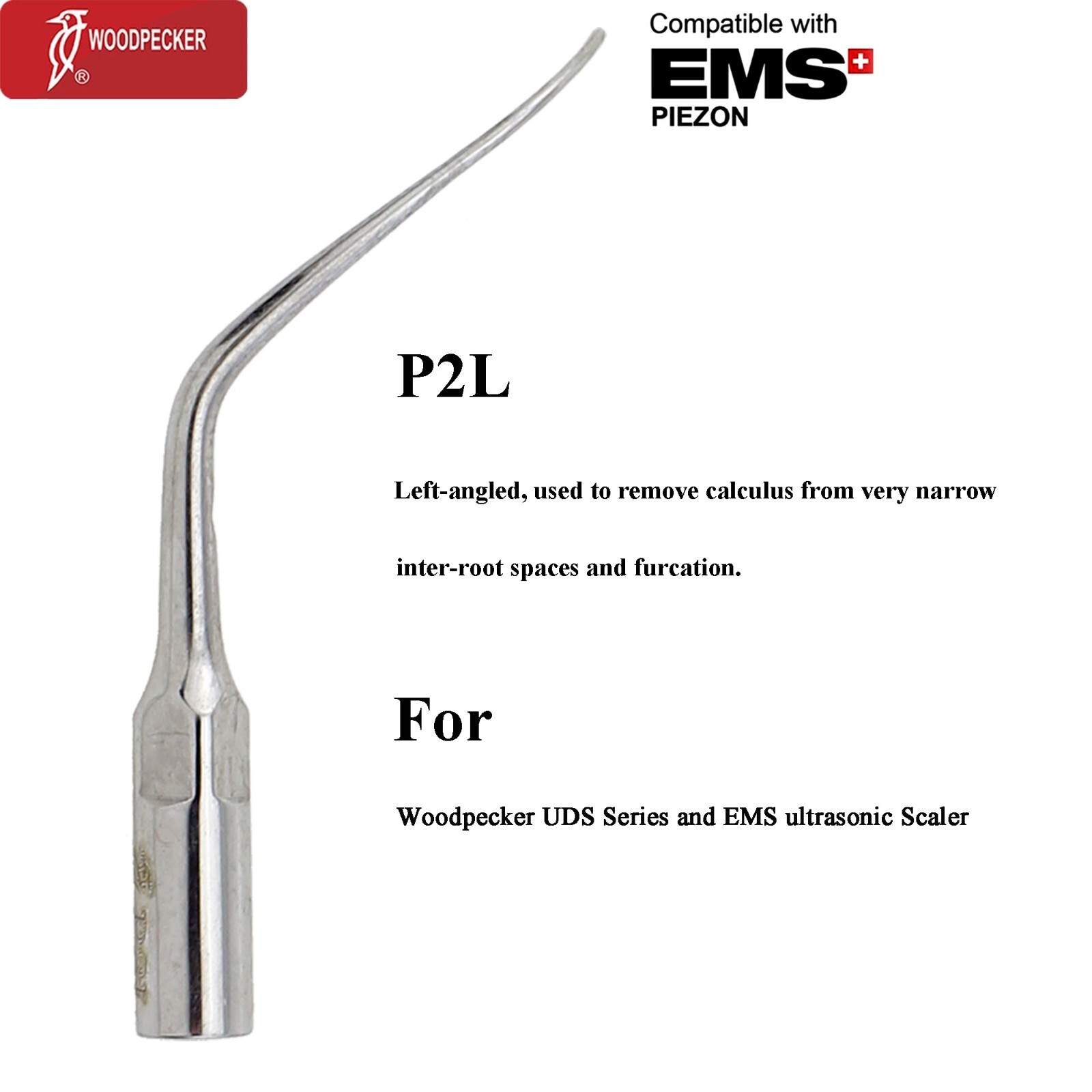 Woodpecker Dental Ultrasonic Piezo Scaler Tip Endo Perio DTE SATELEC EMS G1 P1 E