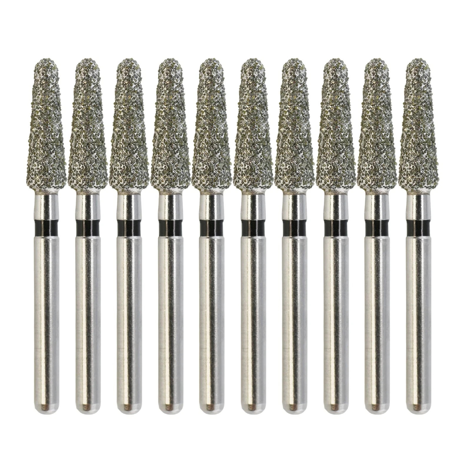 Diamond Dental Burs 856/025SC High Speed FG Shank for Implant & Crown Prep 2.5mm