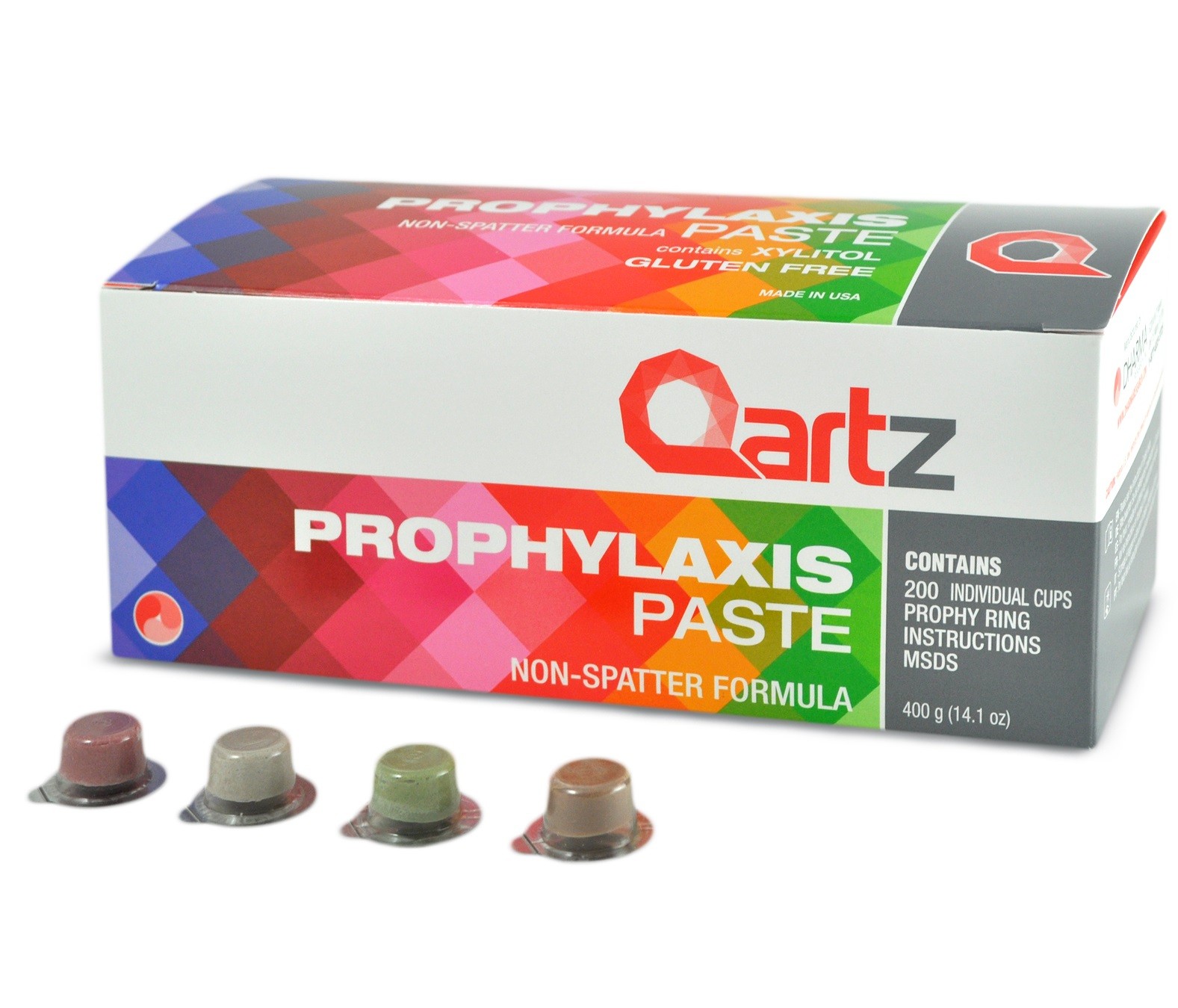 Dharma Qartz Cups Assorted Coarse x200 Dental Prophy Polishing Cups