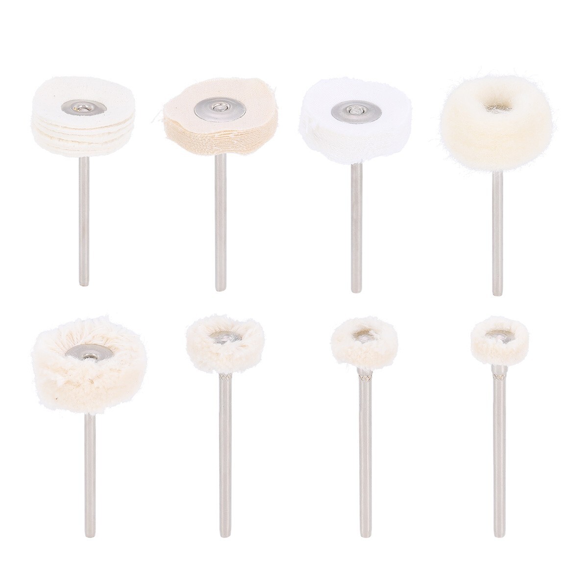 51pcs Dental Diamond Burs Discs Silicon Felt Wheel Polishing Brushs HP Polishers