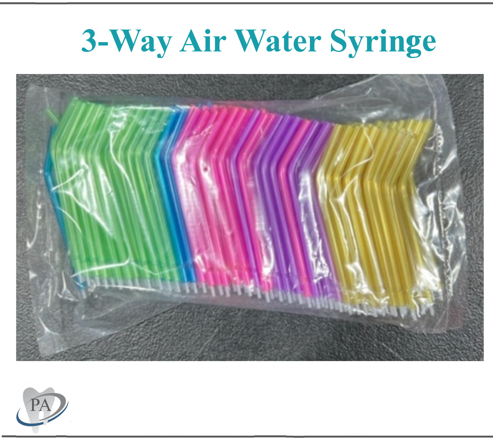 Dental 3-Way Air Water Syringe Disposable Spray Tips Triple Nozzles Upto 1000/Bx