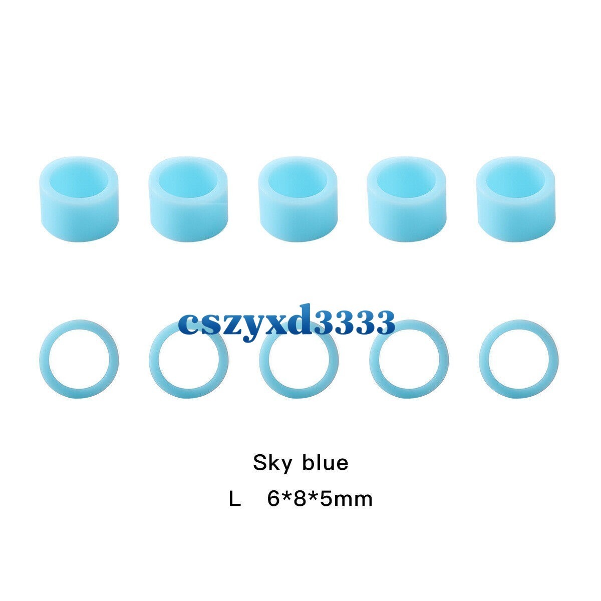 100Pcs Dental Code Ring Multi-Color Autoclavable Dental Silicone Color Code Ring