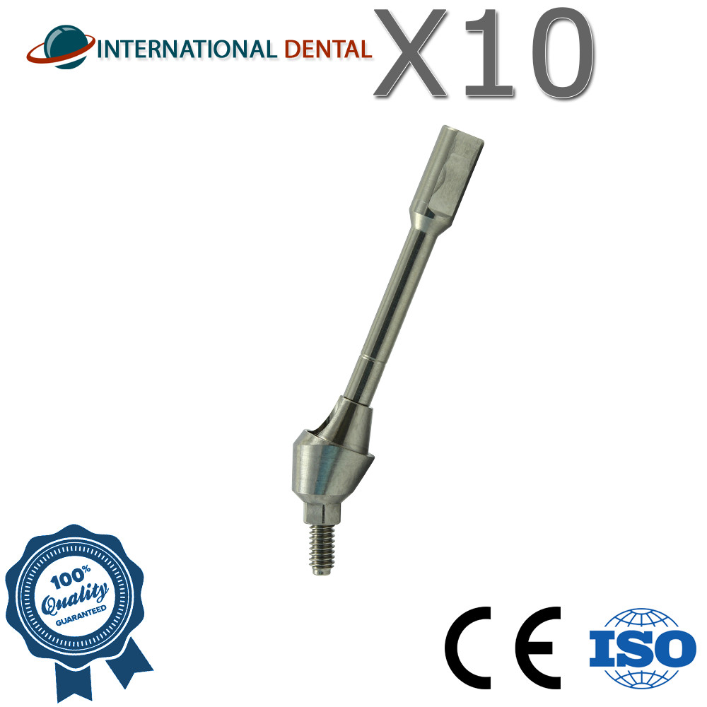 10 Multi Unit Angled 30° Prosthetic Ø3.25-Ø3.75mm Fit BEGO 57517 Titanium Dental