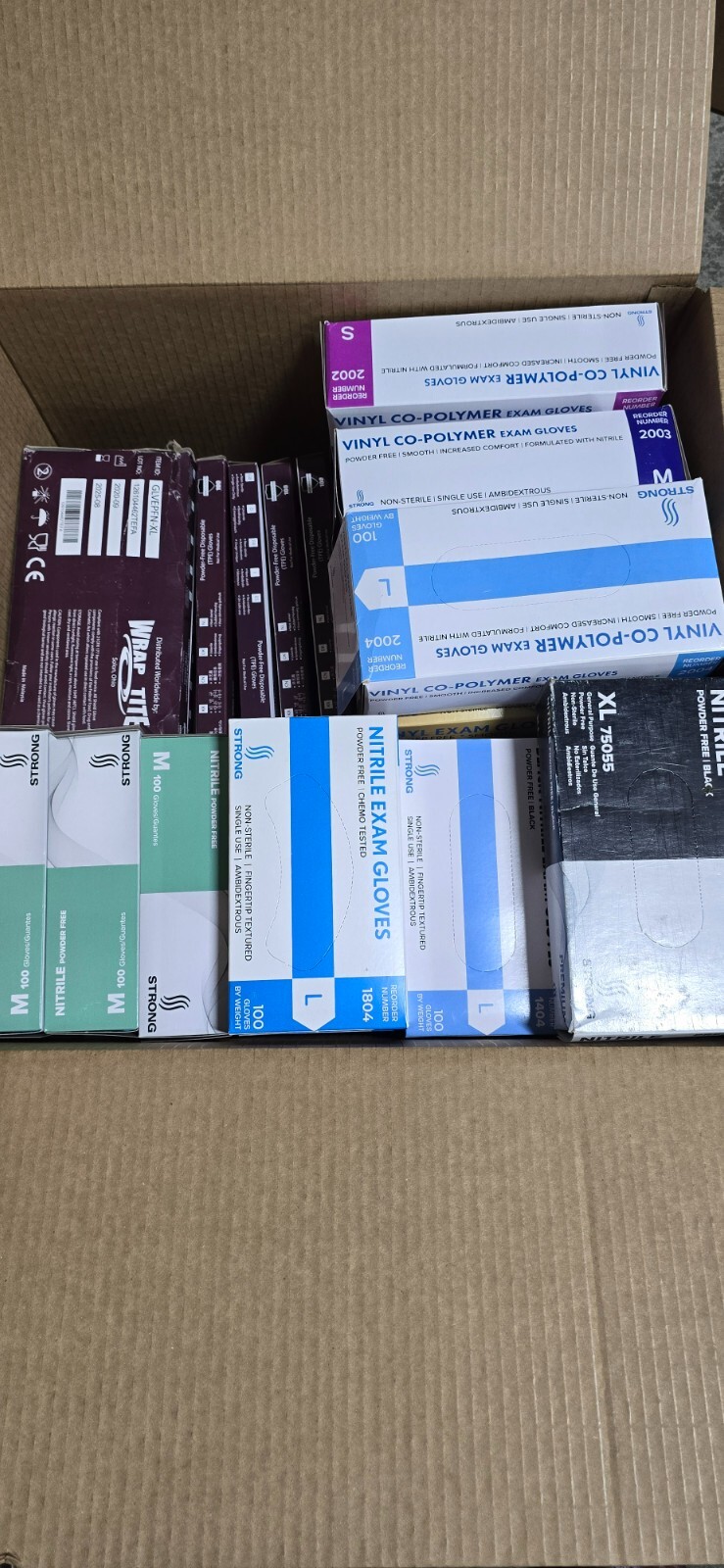 Assorted Nitrile Gloves – 35 Boxes Per Case