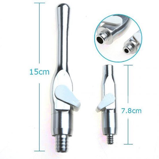 Universal Dental Saliva Ejector Suction Valves SE/HVE Tip Adaptor 2 pcs NEW