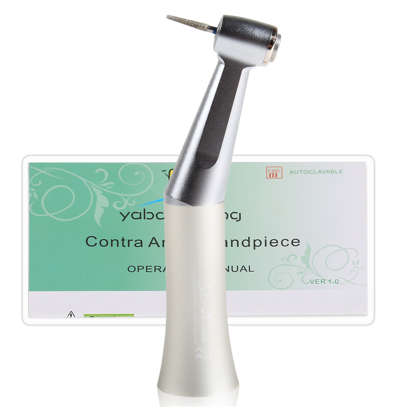NSK Style Dental Slow Speed Handpiece Contra Angle Fit FG Burs 1.6mm