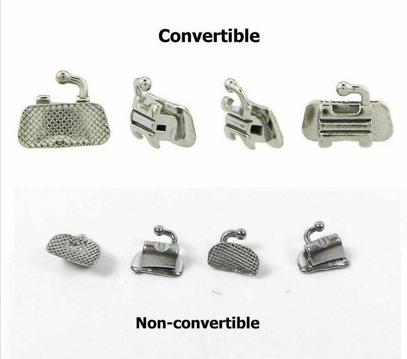 Dental Orthodontic Buccal Tubes Bracket Braces 1st/2nd Molar Roth MBT 022/018