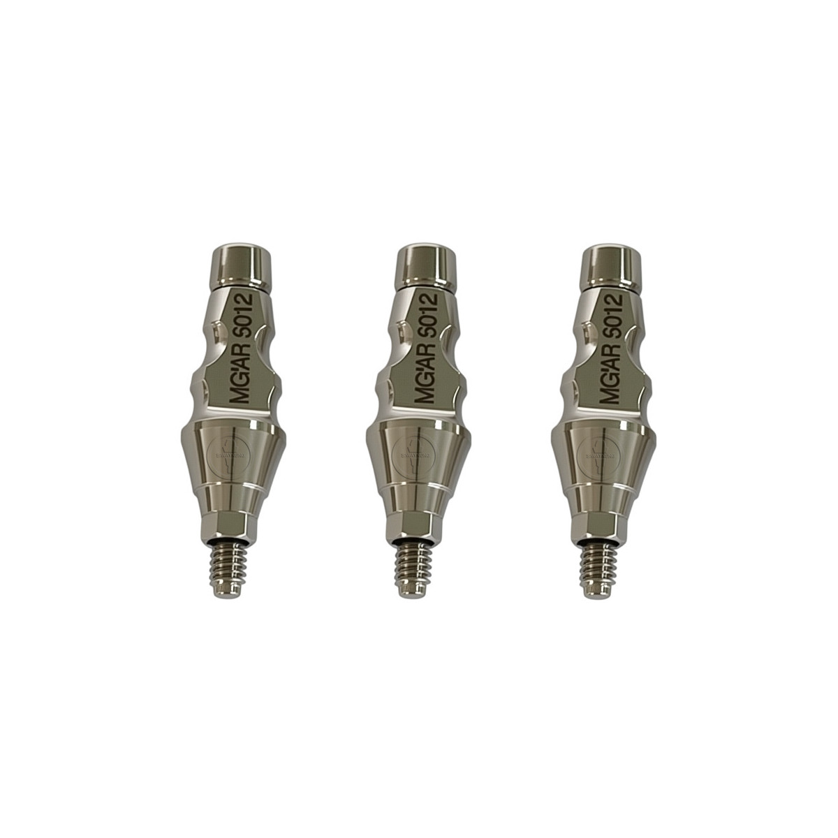 3 pcs Impression Coping closed Tray Transfer fit to Megagen Anyridge D4.0 D5.0