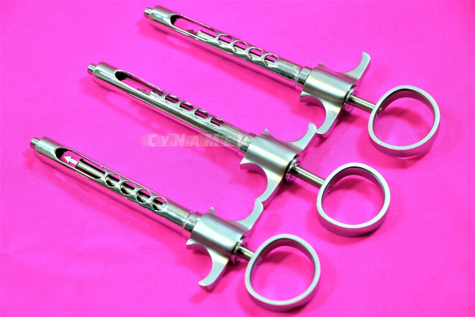 3 GERMAN Dental Anesthetic Syringes Self-Aspirating 1.8ml Cartridge Auto Passive