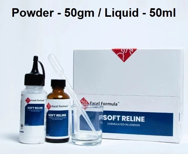 Excel Formula Based Soft Liner Material SOF RELINE Self Cure Premium Silicone FS