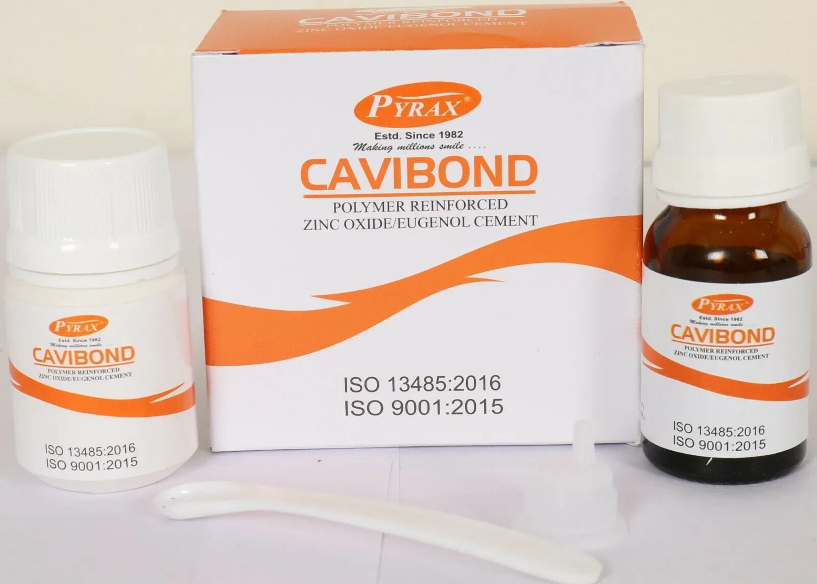 Pyrax Cavibond IRM Polymer Reinforced ZOE Zinc Eugenol Cement Dental Material