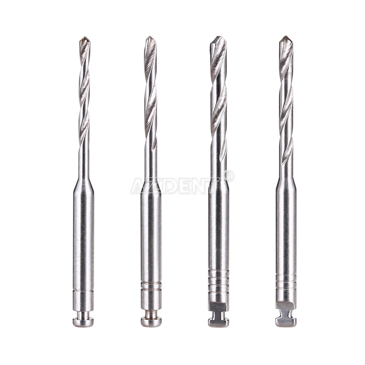 Dental Endodontic Fiber Posts Kit 1.2mm 1.4mm 1.6mm 1.8mm +4Pcs Drills