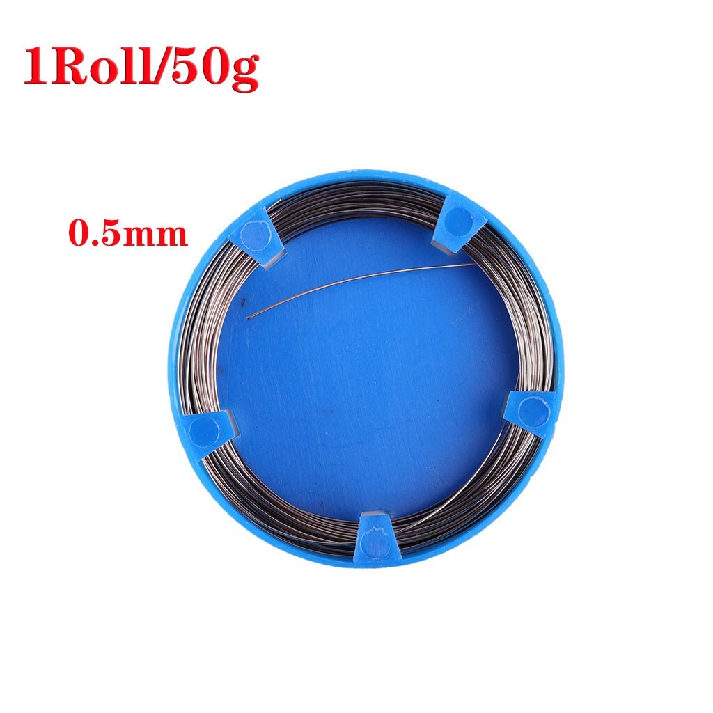 1 Roll Dental Orthodontic Stainless Steel Arch Wire 0.5-1.8mm Round 10 Size