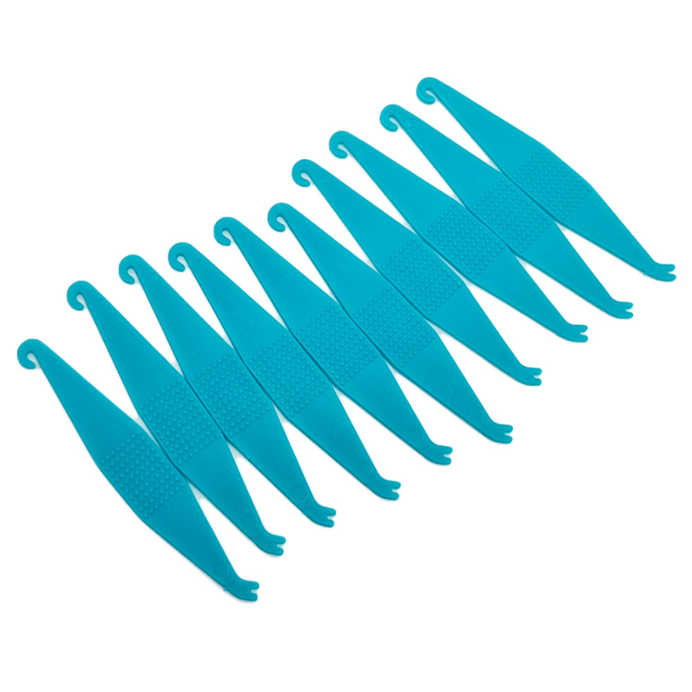 Dental Orthodontic Elastic Placer Hooks For Braces Elastic Rubber Bands 50Pcs