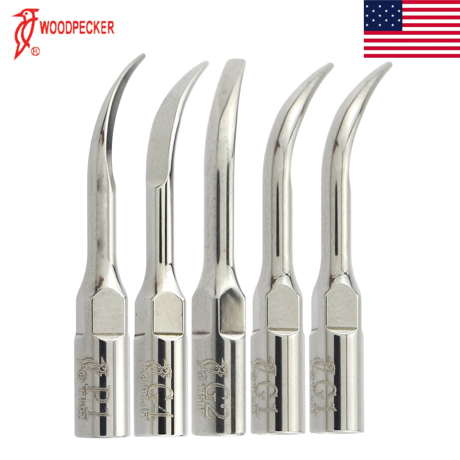Woodpecker P1 Ultrasonic Scaler Tip G1 G4 EMS PIEZON LED Handpiece HP-5L HW-5L