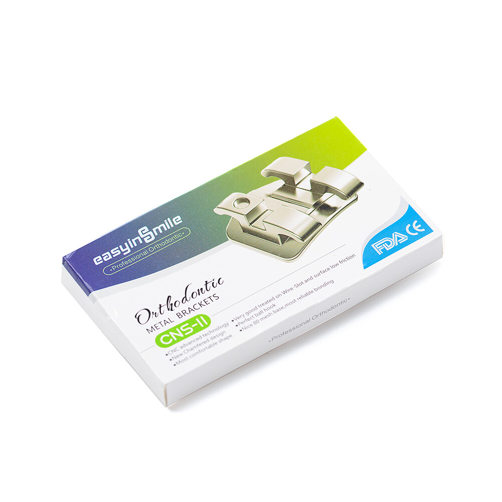 10Pack Dental Orthodontic Braces Brackets Roth/MBT 018 022 345 Hooks EASYINMSILE