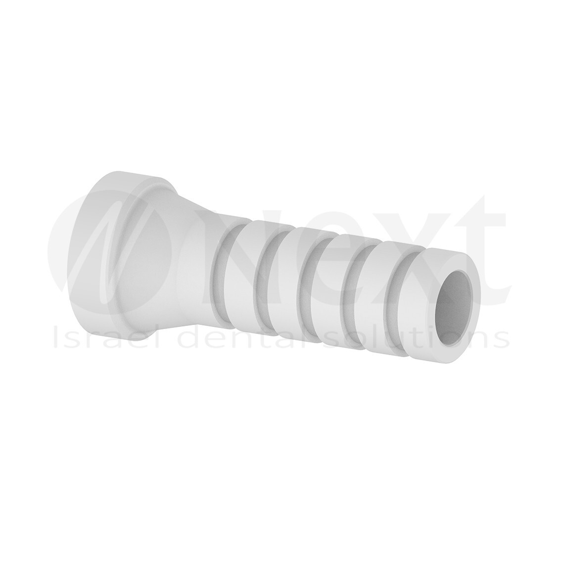 LOTx10 Straight Multi Unit 1 mm plastic sleeve screw abutment