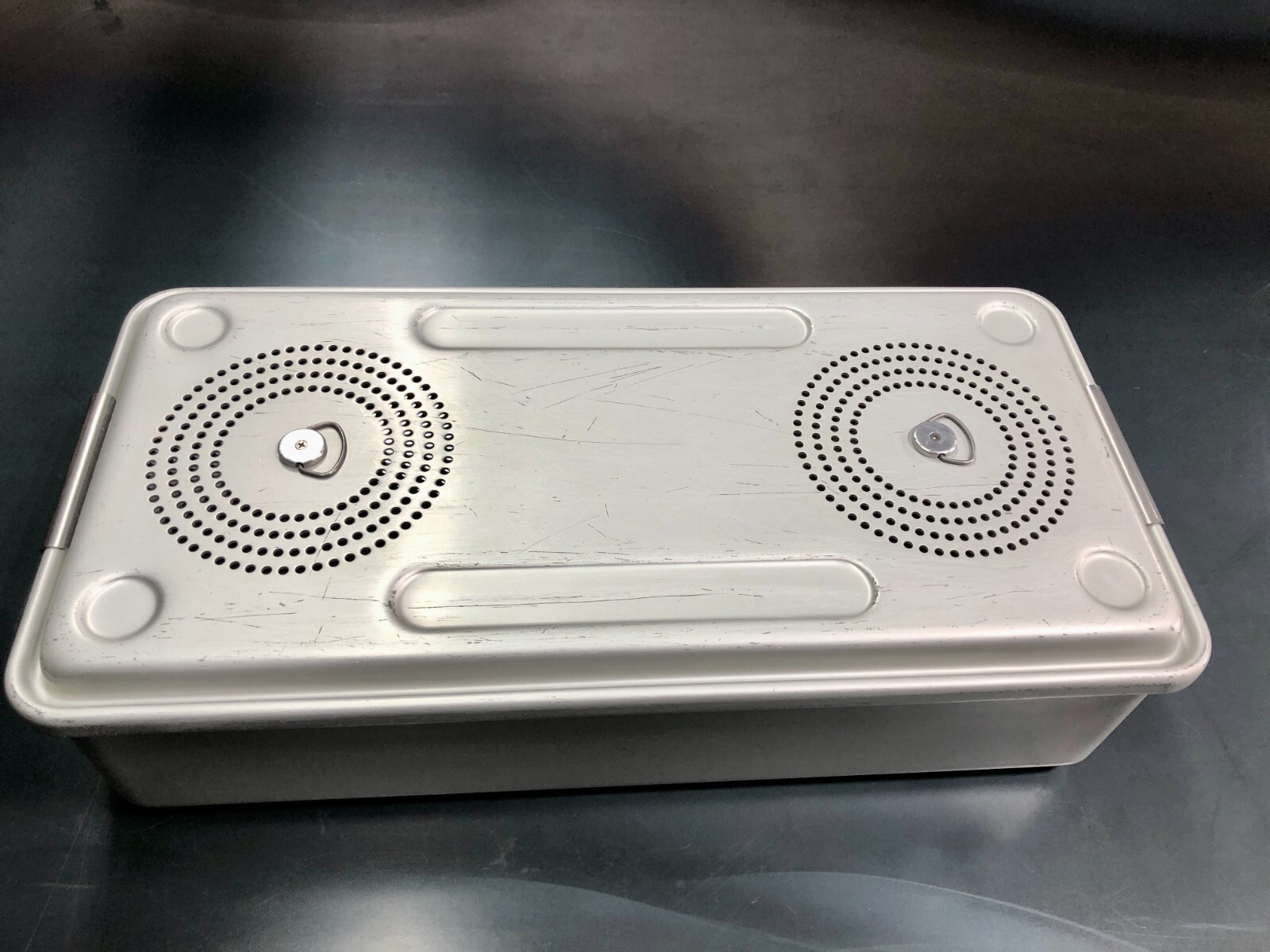 Case Medical SteriTite Sterilization container 22x10x5 w/ upper & lower vents