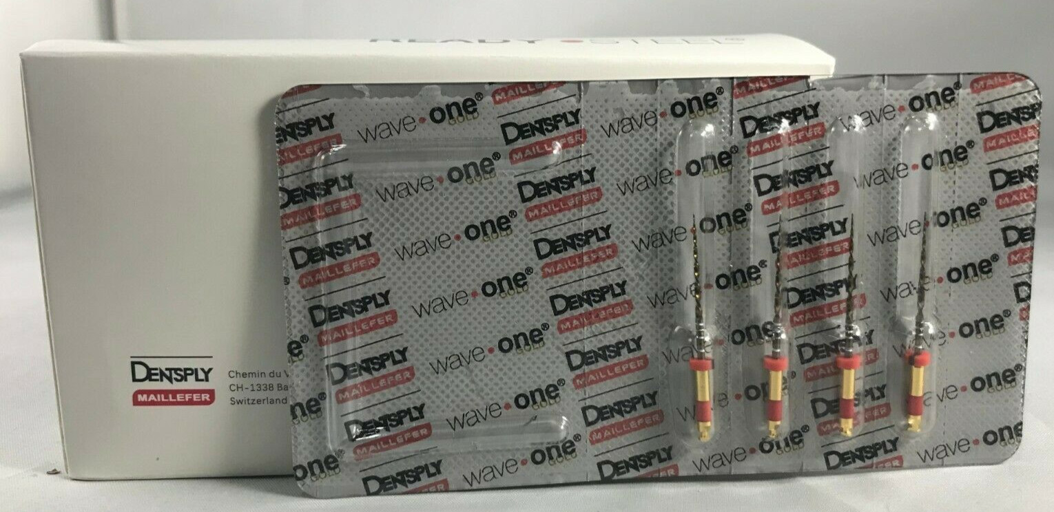 Waveone Gold DENTAL Primary Red 25mm ENDODONTIC RECIPROCATING File Dentsply 4Pk