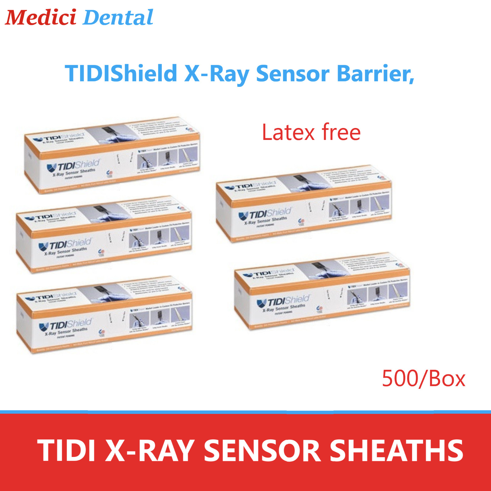 Dental TIDIShield X-Ray Sensor Sheath For: Carestream Kodak 6100 Size 2 – 20979