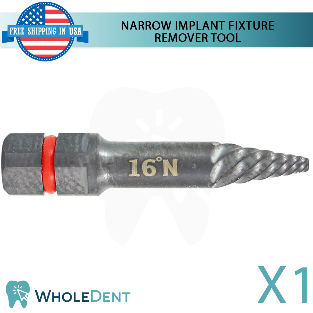 Broken Narrow Im plant Fixture Remover Tool 16° N Dental Extractor Sur gical SOS