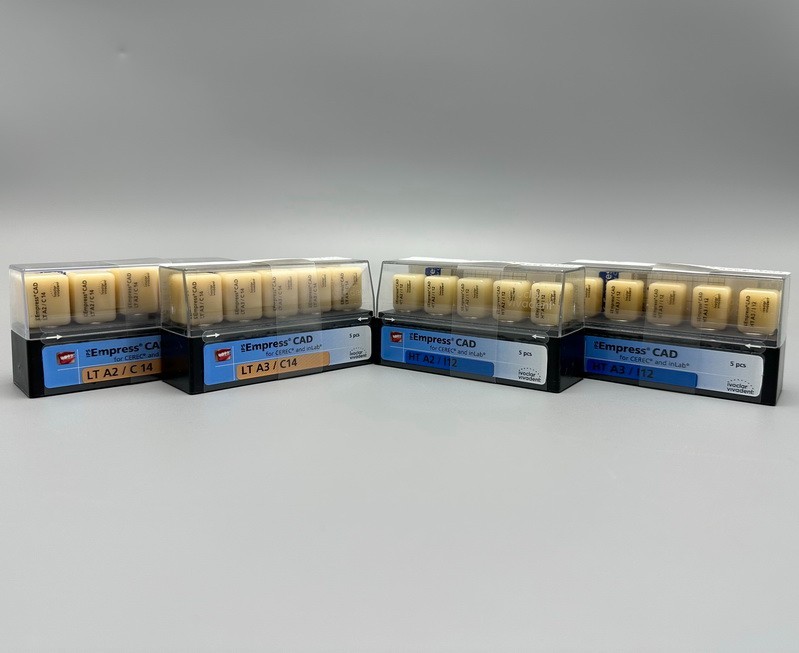 1Pack/5pcs Empress CAD Restorative Blocks Dental Lab Restorations Materials