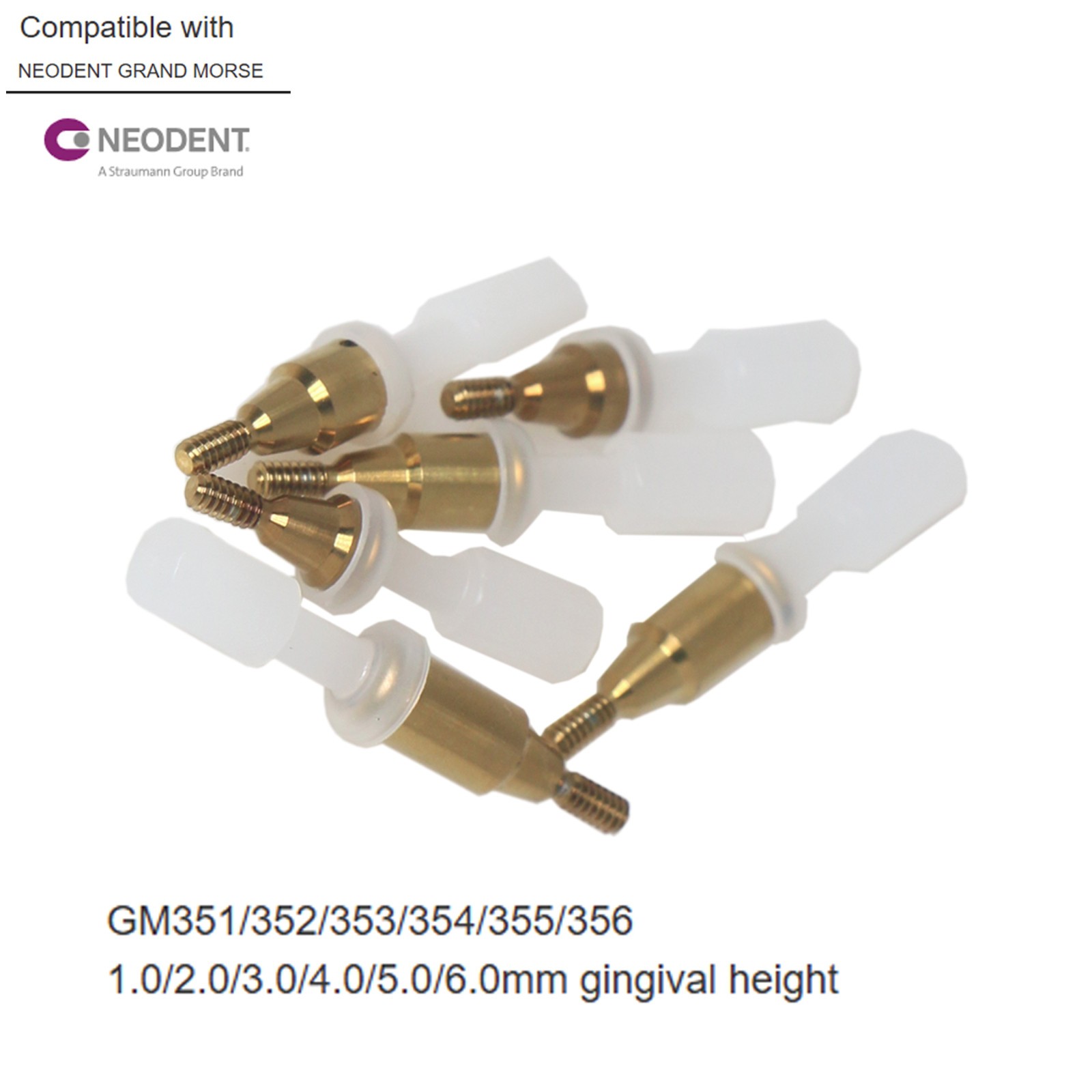 Overdenture Locator Abutment Male Cap Inserts Screwdrive For NEODENT GRAND MORSE