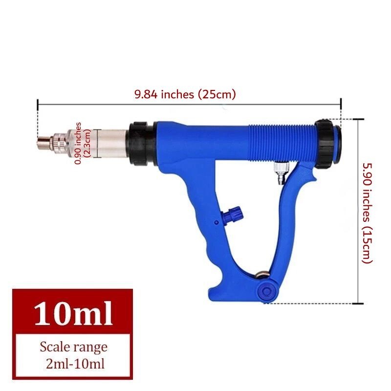 Continuous Feeding Medicine Syringe for Animals Pig Chicken Cattle Livestock