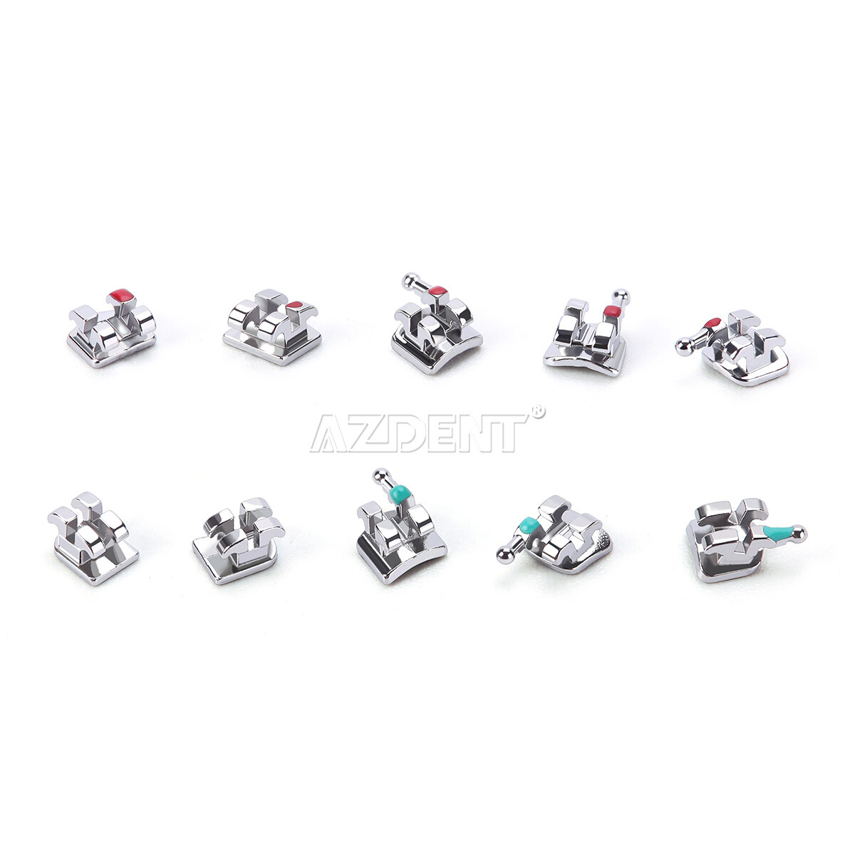 Dental Orthodontic MIM Monoblock Bracket Mini MBT/Roth 0.022/018 with 3-4-5 HooK