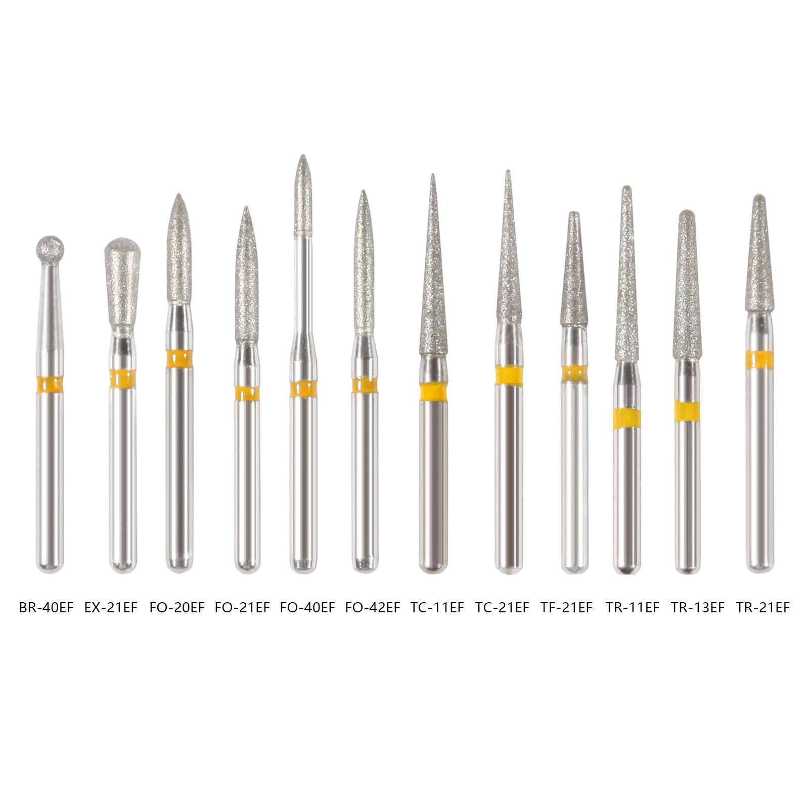 Dental Fresas de diamante Burs Fit High Speed Handpiece Friction Grip FG 1.6mm