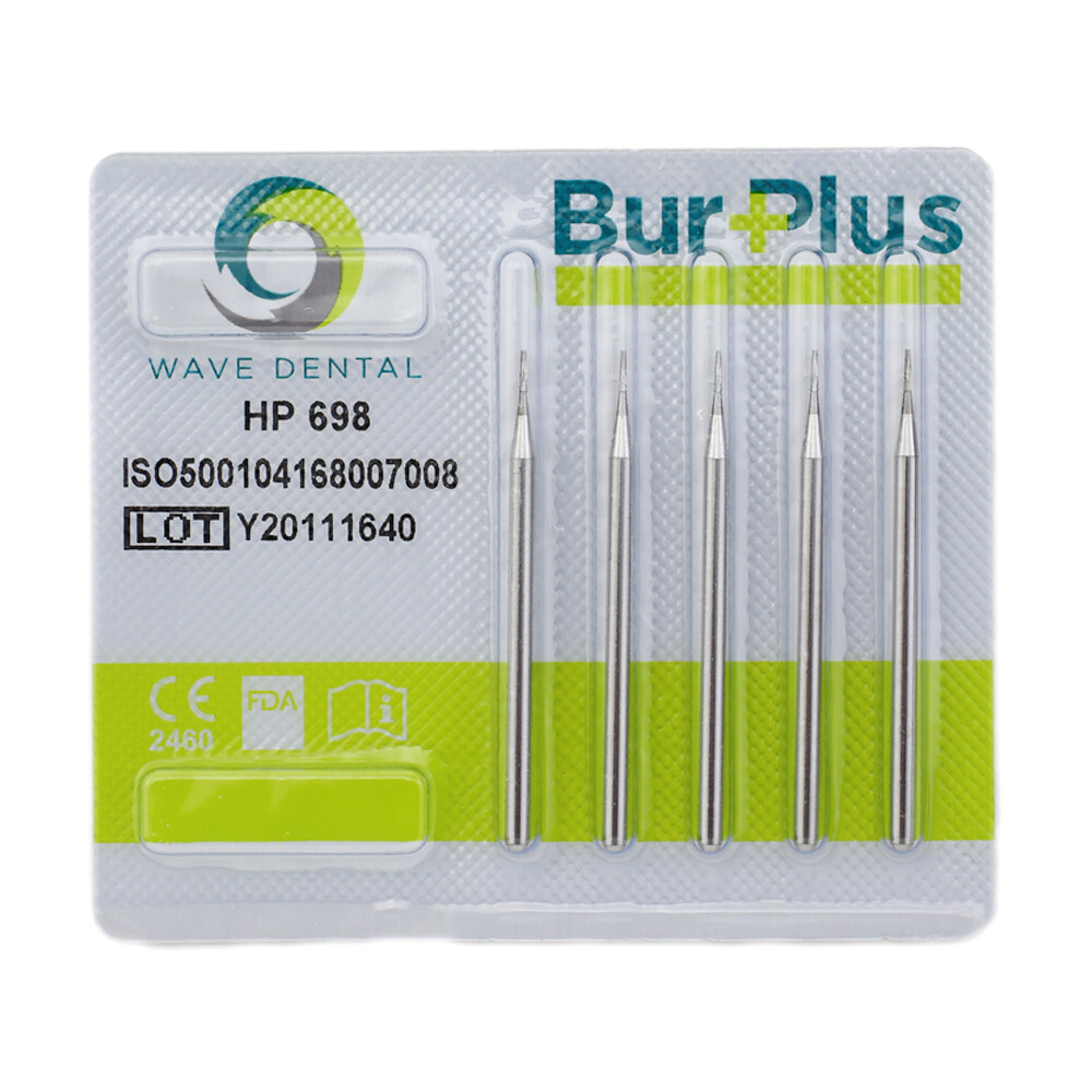 WAVE Dental Carbide Burs Straight Handpiece Bur HP 701L 703L Cross Cut Fissure