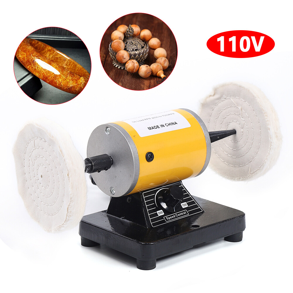 110V Lathe Buffing For Jewelry Dental Mini Polishers Polishing Machine Grinders