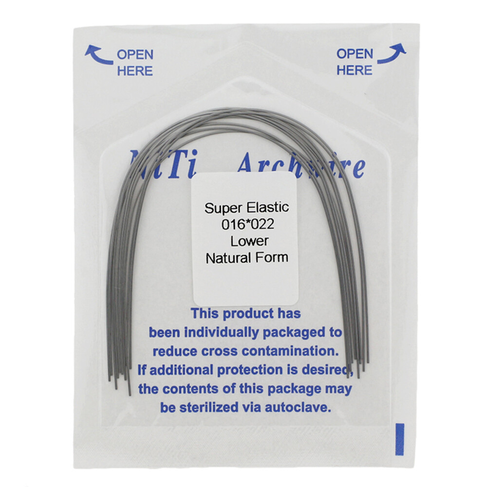 Orthodontic Arch Wire NiTi Stainless Steel Archwires Round Rectangular Natural
