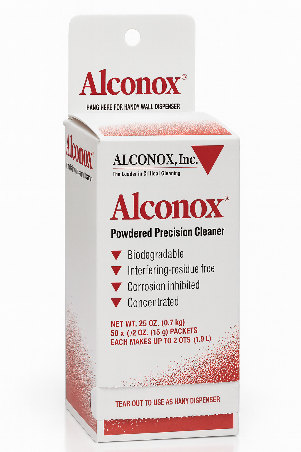 Alconox Powder Detergent: 50 x 1/2oz Packets – Essential for Easy Lab Cleaning
