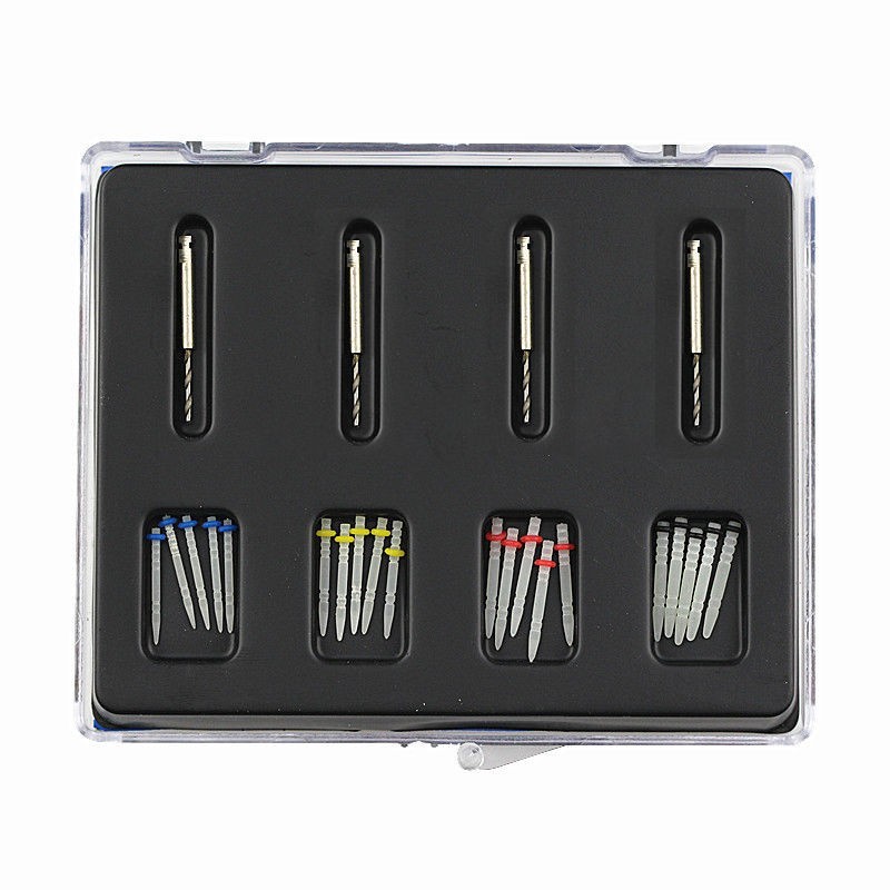 Dental Fiber Post Glass Quartz Endo Screw Root Canal Pins Reamer 1.2/1.4/1.6/1.8