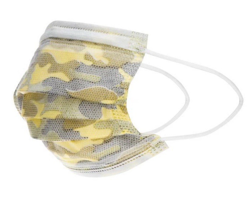 x4 Dr. Talbot’s 10 Pack Disposable Kids Camouflage Face Masks – Boys 6-12 40 T