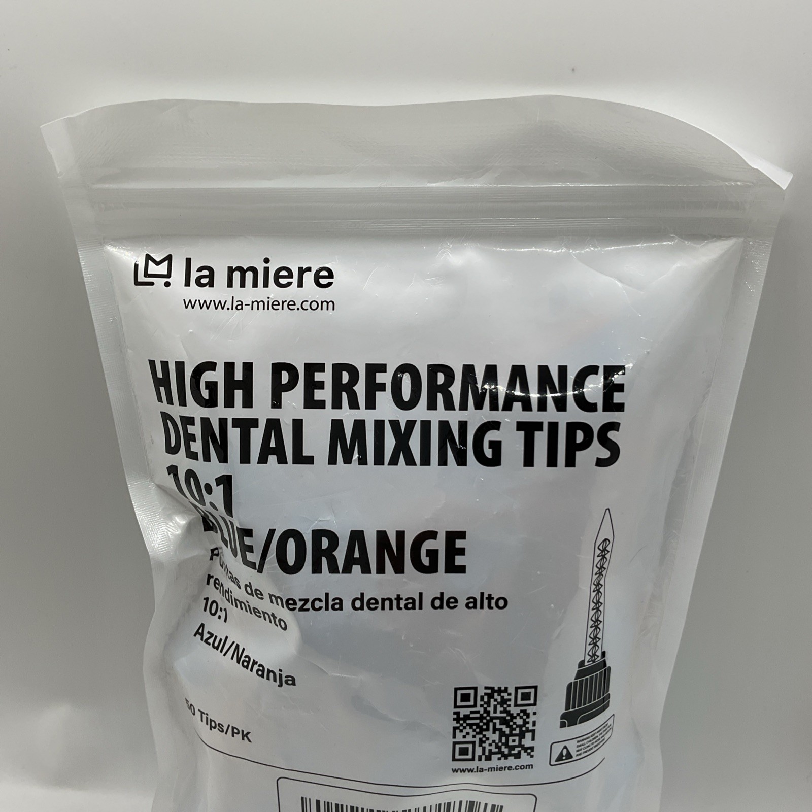 High Performance Dental Mixing Tips 10:1 Blue/Orange 50 Tips