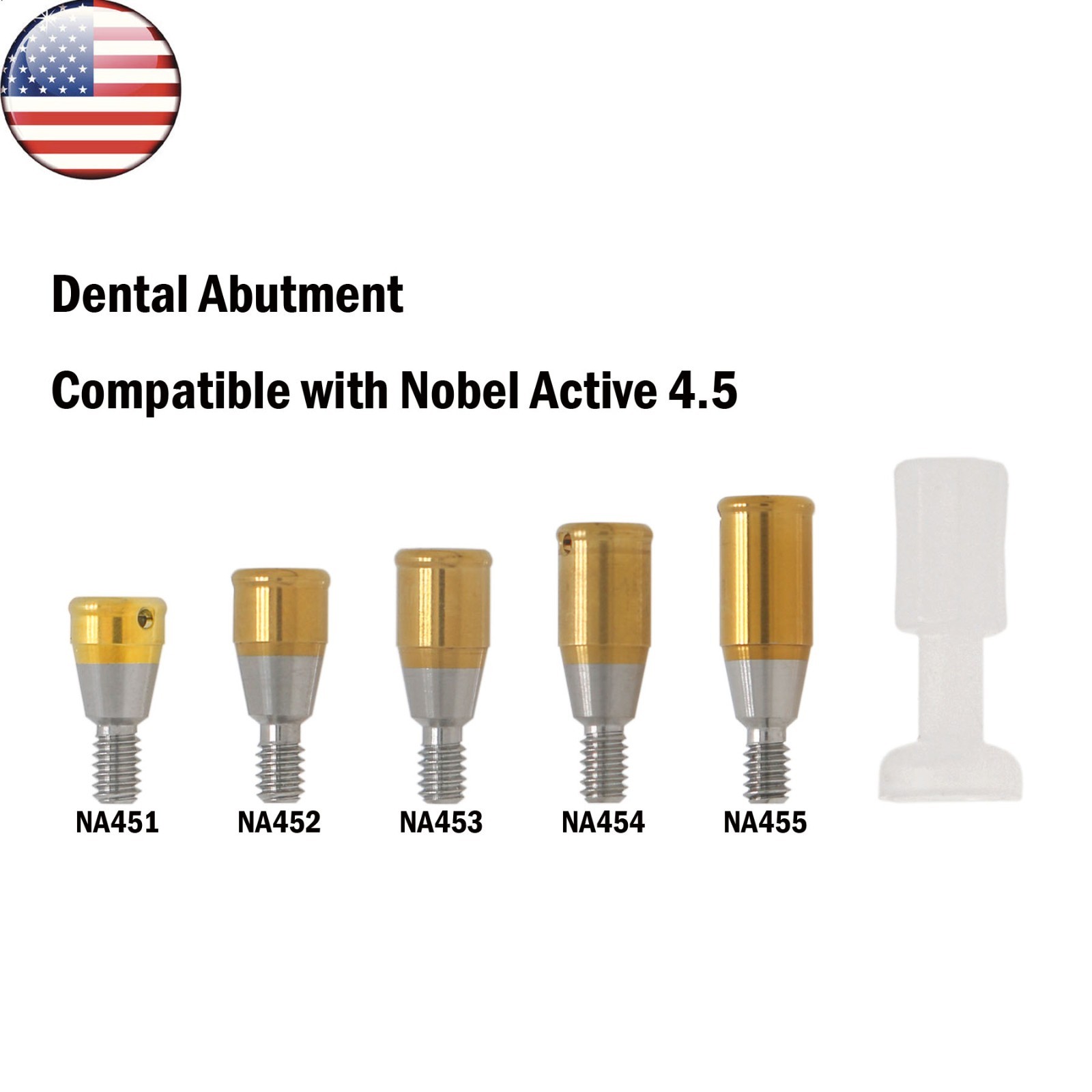 Dental Locator Abutments Anchor fit Nobel Active Conical Connection NP RP 1–5mm