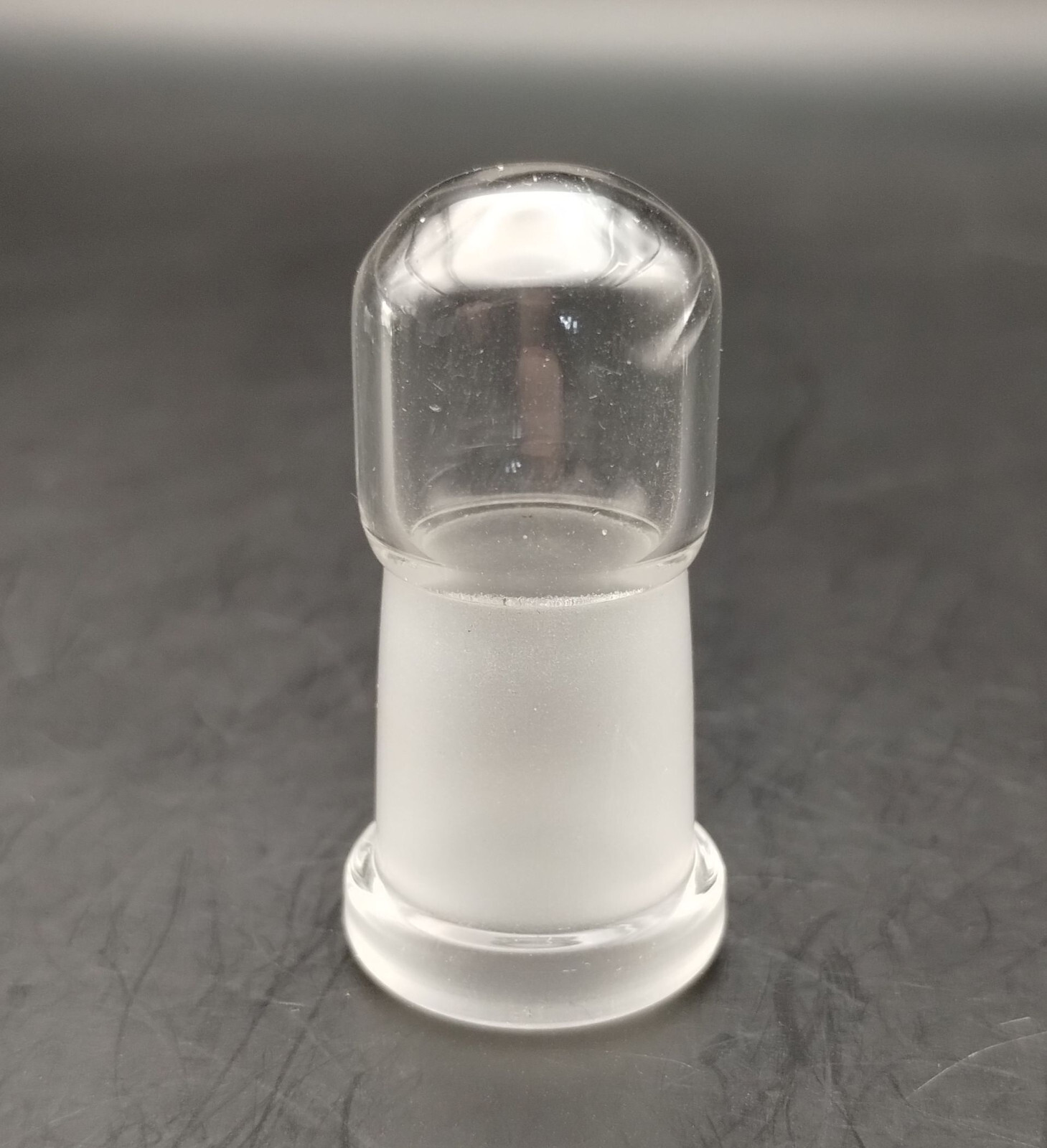 DISCOUNTED 14mm Clear Glass Female Ground Joint Stopper Cap