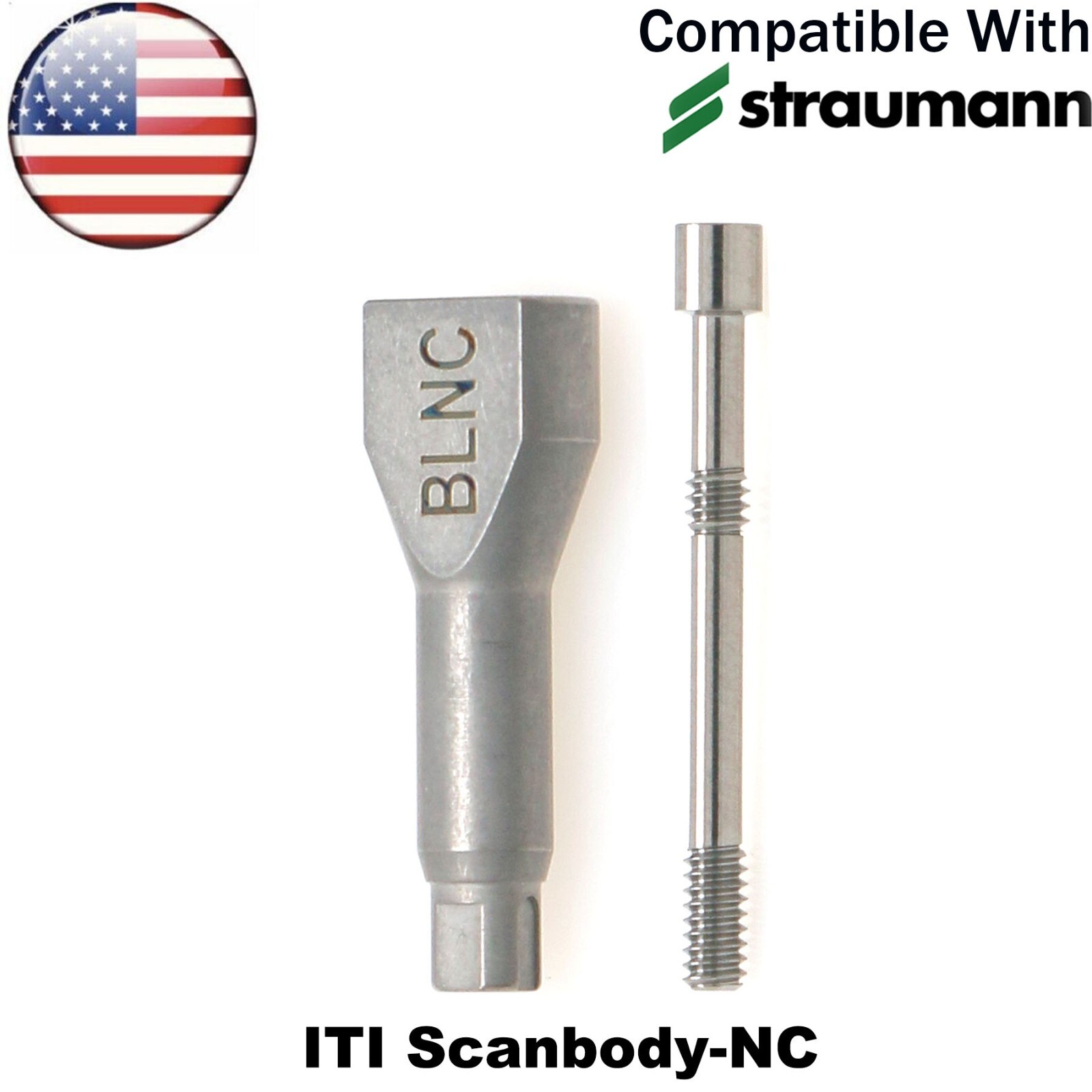 US For Straumann ITI NC/RC Scan Body Transfer Impression Coping Open/Closed Tray