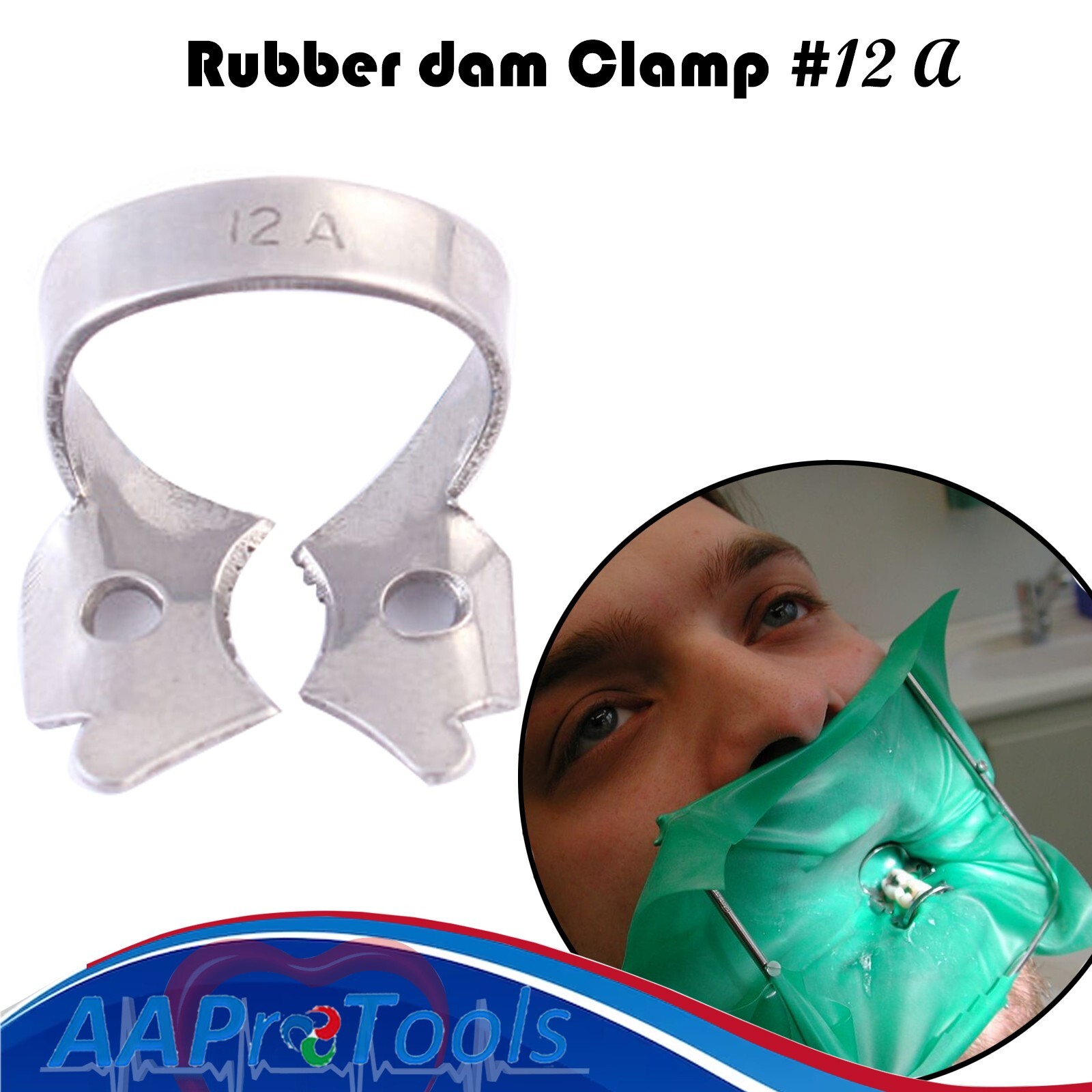 AA Pro 5 Dental Rubber Dam Clamp Primarily Retention Rubber Dam For Tooth Engage