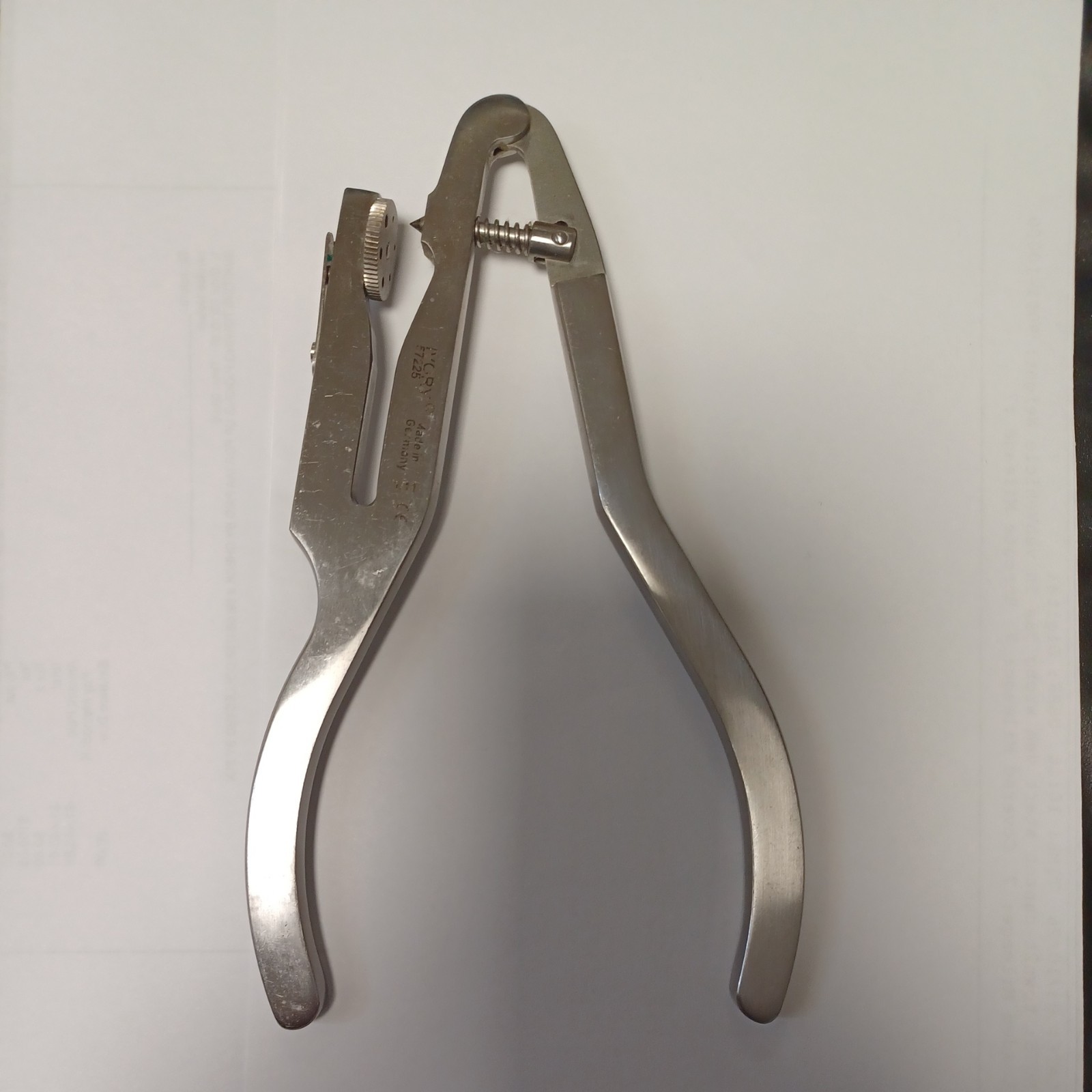 IVORY 57225 Rubber Dam Punch Stainless Steel Made in Germany